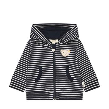 Steiff Tepláková bunda Stripe Navy