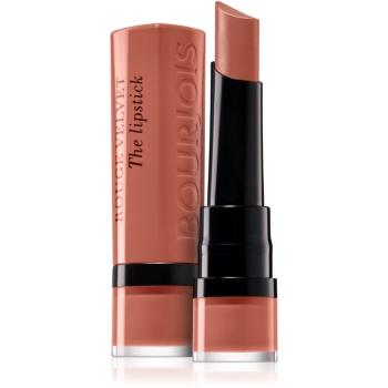 Bourjois Rouge Velvet The Lipstick matná rtěnka odstín 16 Caramelody 2,4 g