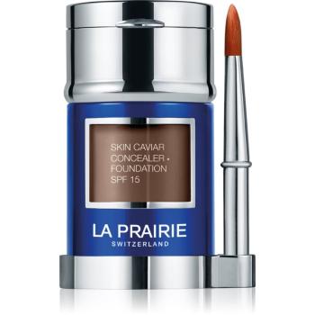La Prairie Skin Caviar Concealer Foundation alapozó és korrektor SPF 15 árnyalat N-70 Nutmeg 30 ml