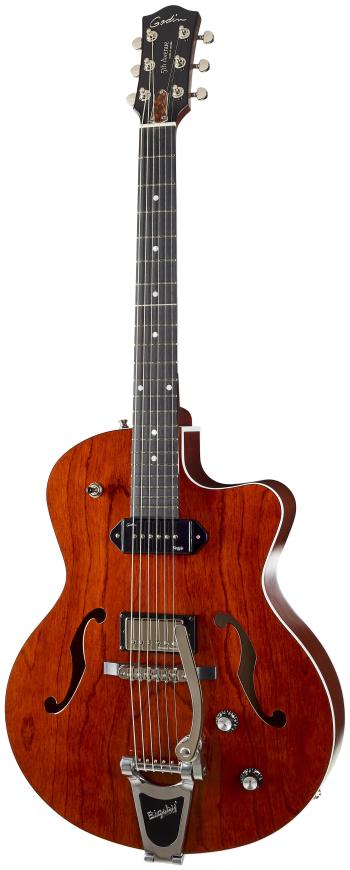 Godin 5th Avenue Uptown Custom Havana Brown