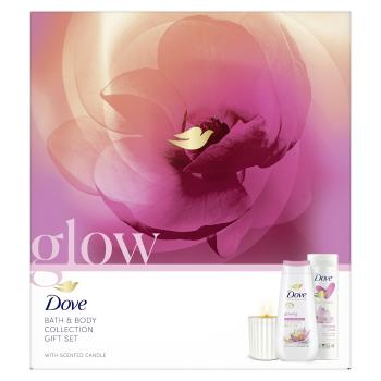 Dove Dárková sada tělové péče se svíčkou Glow