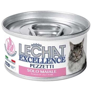 Monge Lechat Excellence Flakes s vepřovým masem 80g (8009470060875)