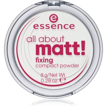 essence All About Matt! transparentní kompaktní pudr 8 g