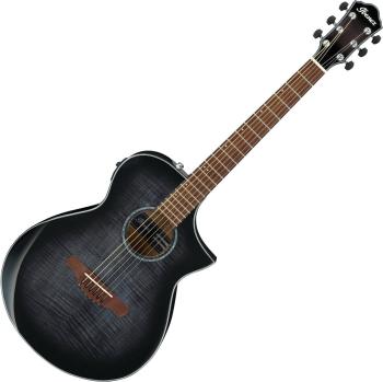 Ibanez AEWC400-TKS Transparent Black Sunburst Elektroakustická kytara Jumbo