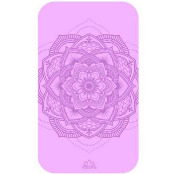 YOGGYS NON-SLIP YOGA MAT SMALL MANDALA Podložka na jógu malá, fialová, velikost