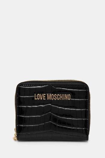 Peněženka Love Moschino černá barva, JC5724PP0L