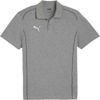 Puma TEAMFINAL CASUALS POLO Pánské polo triko, šedá, velikost