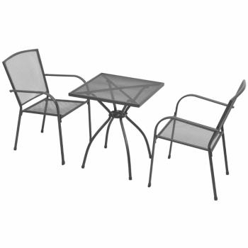 Zahradní bistro set 3 ks antracit Dekorhome