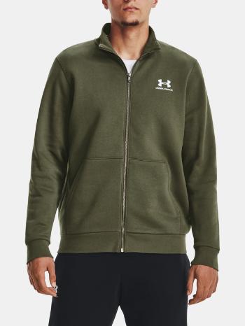 Under Armour UA Essential Flc Track Jkt Mikina Zelená