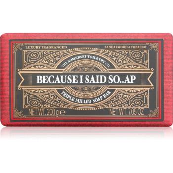 The Somerset Toiletry Co. Distinguished Gentlemen Soap Bar tuhé mýdlo pro muže Santalwood & Tobacco 200 g