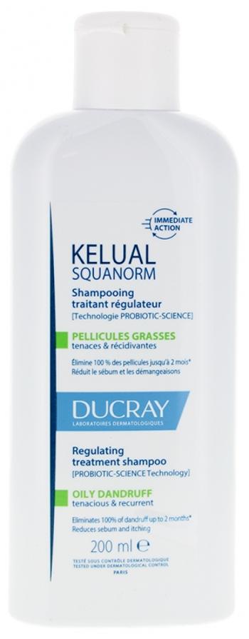 Ducray Šampon pro péči o mastné lupy Kelual Squanorm (Regulating Treatment Shampoo) 200 ml