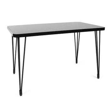 Masă de sufragerie Lagos Black, negru