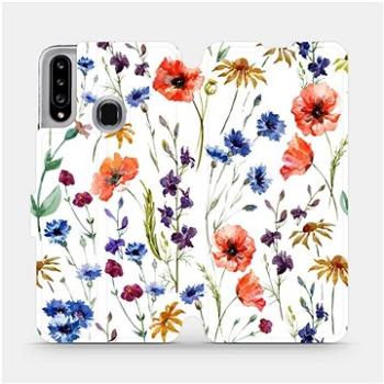 Flip pouzdro na mobil Samsung Galaxy A20S - MP04S Luční kvítí (5903516768745)