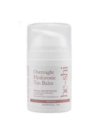 he-shi Overnight Hyaluronic Tan Balm samoopalovací noční balzám 50 ml