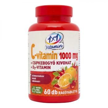 1x1 Vitamin C-vitamin 1000 mg + D3-vitamin csipkebogyó kivonattal 60 db