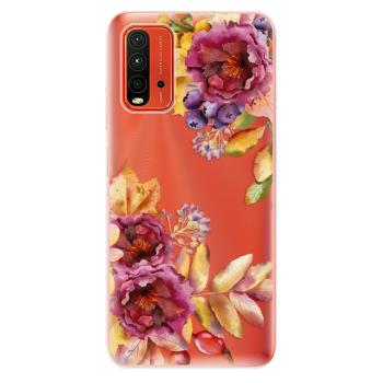 Odolné silikonové pouzdro iSaprio - Fall Flowers - Xiaomi Redmi 9T