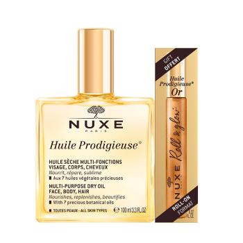 NUXE Huile Prodigieuse szárazolaj + arany roll on (100ml+8ml)
