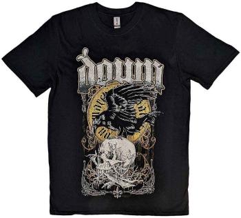 Down Tričko Swamp Skull Unisex Black XL