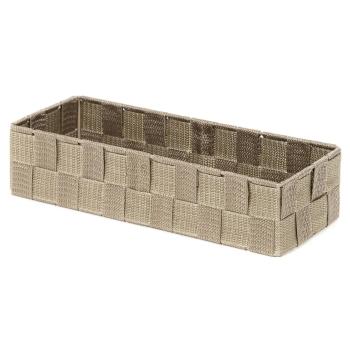 Compactor Úložný organizér do zásuvky Compactor TEX - košík L, 130 x 12 x 7 cm, Taupe (šedo-béžový), L