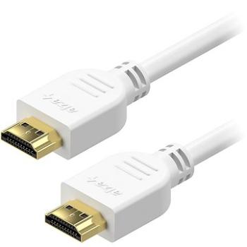 AlzaPower Core HDMI 1.4 High Speed 4K 1m bílý (APW-CBHD14S010W)