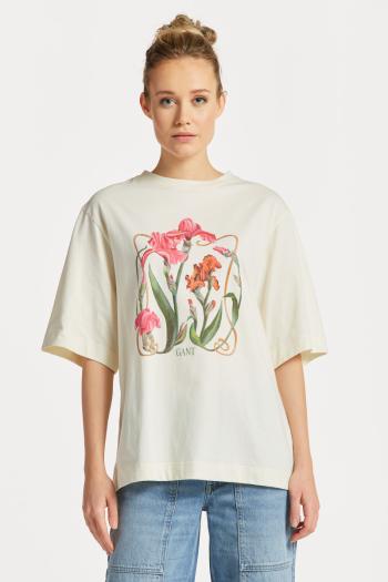 TRIČKO GANT IRIS PRINT SS T-SHIRT CREAM3