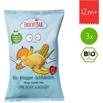 FruchtBar BIO křupky želvy kukuřice, mango a banán 3× 30 g (8594205750270)