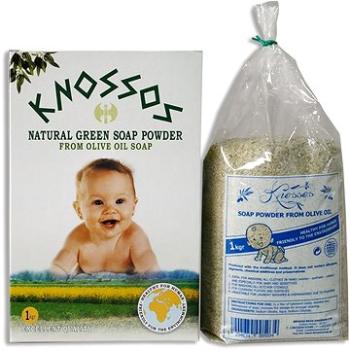 KNOSS Řecké olivové mýdlo v prášku zelené 1kg (15 praní) (5204634005010)