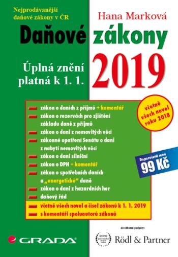 Daňové zákony 2019 - Hana Marková - e-kniha