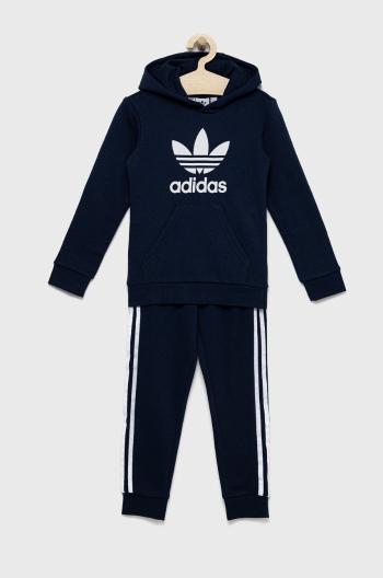 Dětská tepláková souprava adidas Originals tmavomodrá barva