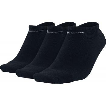 Nike 3PPK VALUE NO SHOW 3PPK VALUE NO SHOW - Sportzokni, fekete, méret