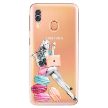 Odolné silikonové pouzdro iSaprio - Girl Boss - Samsung Galaxy A40