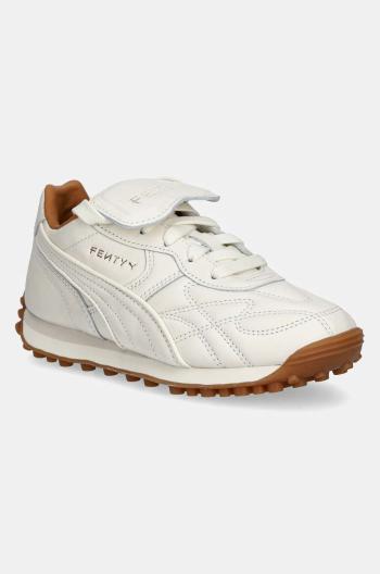 Dětské kožené sneakers boty Puma AVANTI VL FENTY PS béžová barva, 398983