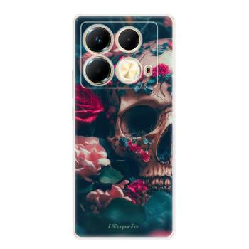 Odolné silikonové pouzdro iSaprio - Skull in Roses - Infinix Note 40