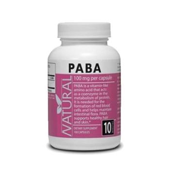 PABA - Kyselina para-aminobenzoová, 100 mg, 100 kapslí  (23746)