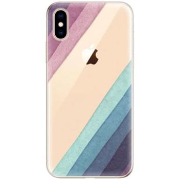 iSaprio Glitter Stripes 01 pro iPhone XS (glist01-TPU2_iXS)