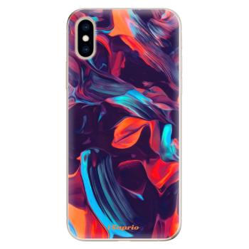 Odolné silikonové pouzdro iSaprio - Color Marble 19 - iPhone XS