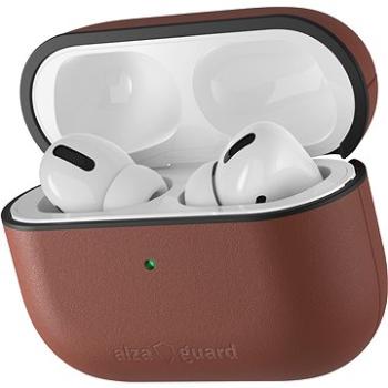 AlzaGuard Genuine Leather Case pro AirPods Pro hnědé (AGD-ACL004C)