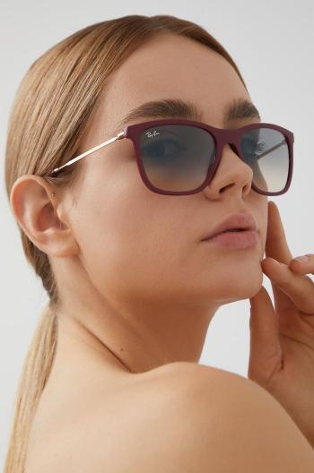 Sluneční brýle Ray-Ban dámské, vínová barva, 0RB4344