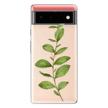 Odolné silikonové pouzdro iSaprio - Green Plant 01 - Google Pixel 6 5G