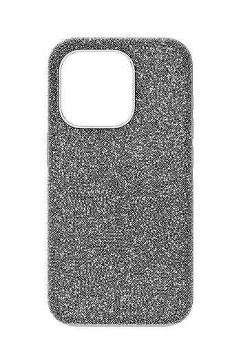 Obal na telefon Swarovski 5680864 HIGH 15 PRO šedá barva