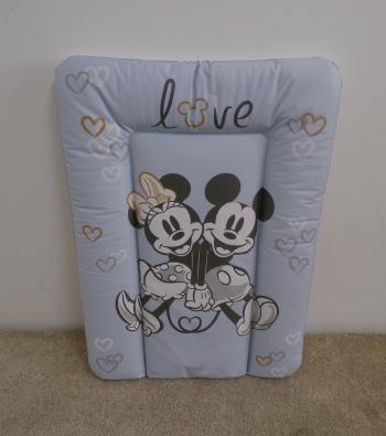 CEBA Podložka přebalovací měkká na komodu (50x70) Disney Minnie & Mickey Blue