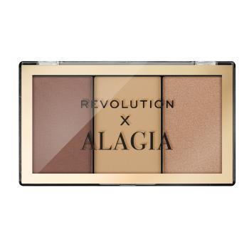 Revolution Face Like Alagia Highlight & Bronze Palette paletka na tvář 5 g