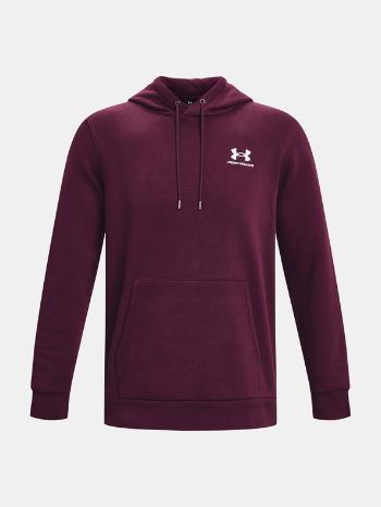 Under Armour UA Essential Fleece Hoodie Mikina Červená