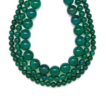 Achát zöld golyó 6mm