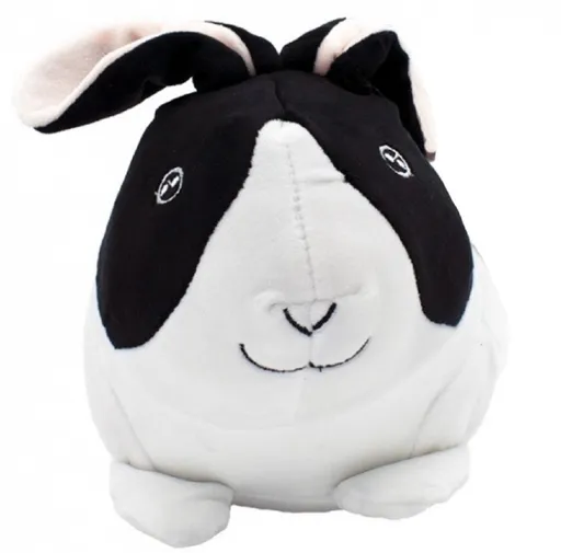 Babyono Plyšová hračka Tulilo Králíček, 27 cm - bílo/černý