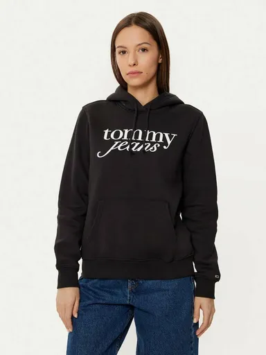 Tommy Jeans dámská černá mikina DW0DW20170 XL