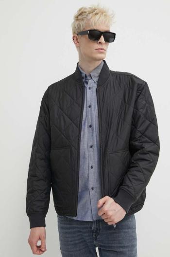 Bunda Tommy Jeans pánská, černá barva, přechodná, DM0DM18703