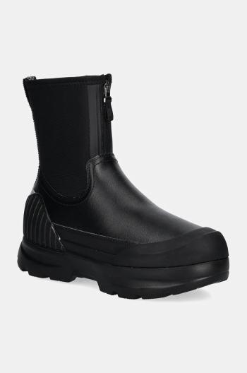 Boty s gumou UGG Neumel X Zip dámské, černá barva, na platformě, lehce zateplené, 1158235-BLK