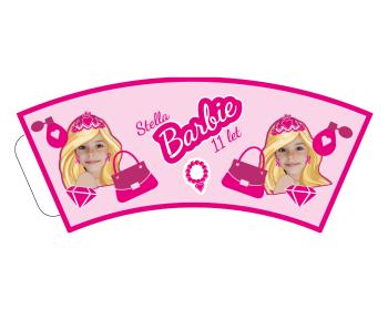 Personal Personalizované papierové poháre 6 ks - Barbie