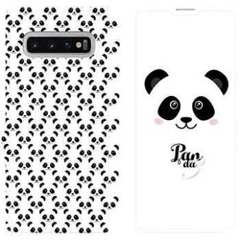 Flipové pouzdro na mobil Samsung Galaxy S10 Plus - M030P Panda Amálka (5903226812301)